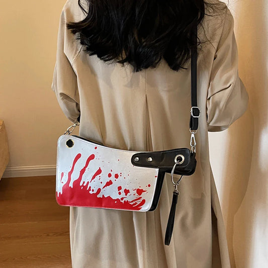 Make a Bold Statement with the Gothic Knife Shaped Crossbody Bag