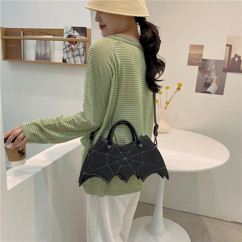 Halloween Spider Web Shape Shoulder Bag