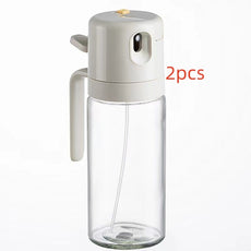 Versatile 2-in-1 Oil Sprayer and Dispenser: Ideal for BBQ, Cooking, Baking, and Vinegar