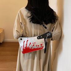 GOTHIC KNIFE SHAPED CROSSBODY BAG