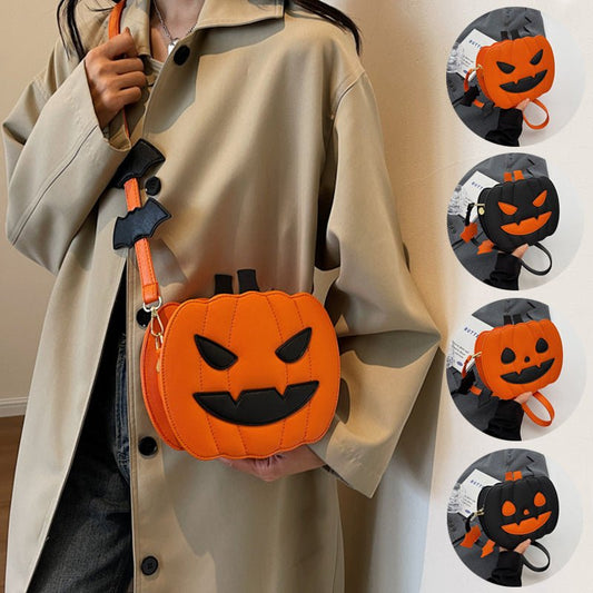 2023 Halloween Pumpkin Cartoon Shoulder Bags - EliteDomain