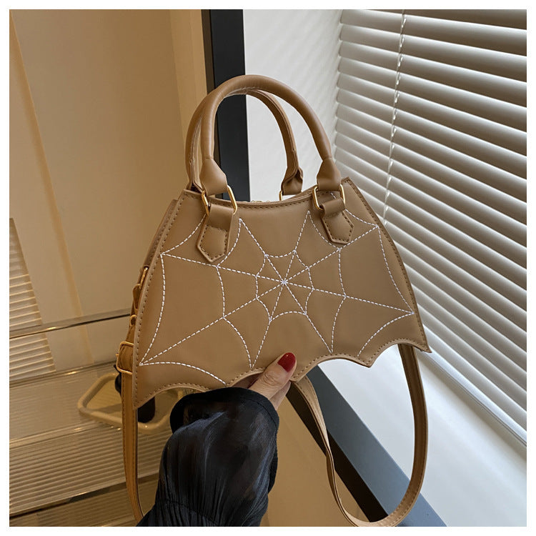 Spiderweb Design Shoulder Bag