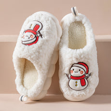 Cute Snowman Winter Slippers