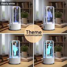 Creative 2 In 1 Audio Acrylic Crystal Lamp And Bluetooth Speaker Valentine's Day Gift Touch Night Lamp