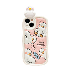 Cute Three-dimensional Duck Phone Case