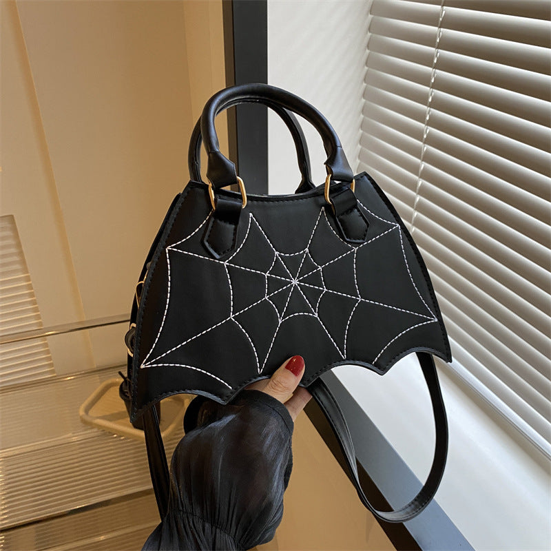 Spiderweb Design Shoulder Bag