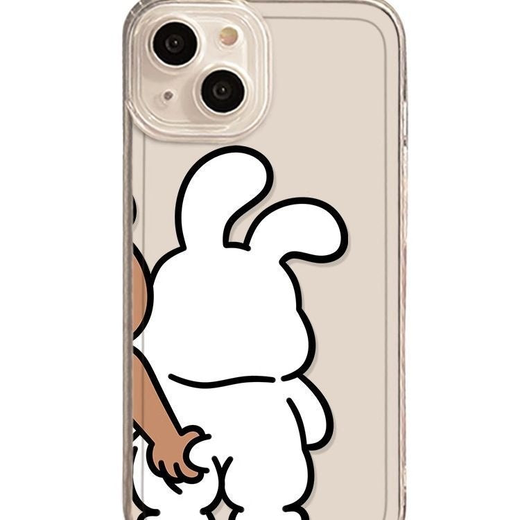 Couple Phone Case Little Bear Cartoon All-inclusive Protection