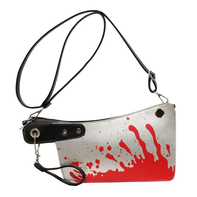 GOTHIC KNIFE SHAPED CROSSBODY BAG