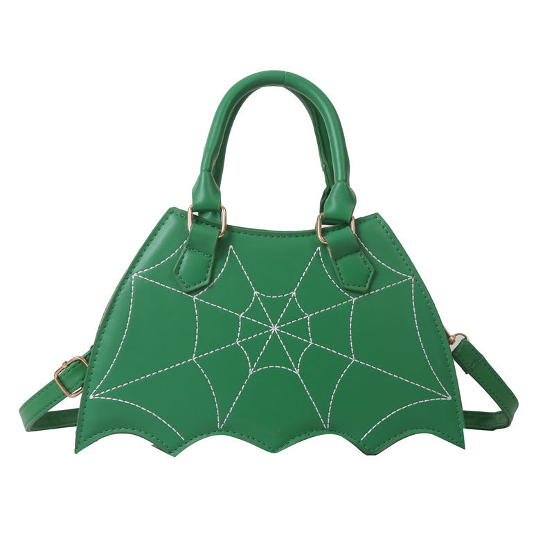 Spiderweb Design Shoulder Bag