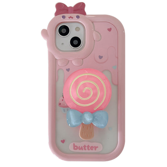 Ice Lolly Lollipop Transparent Cartoon Soft Phone Case