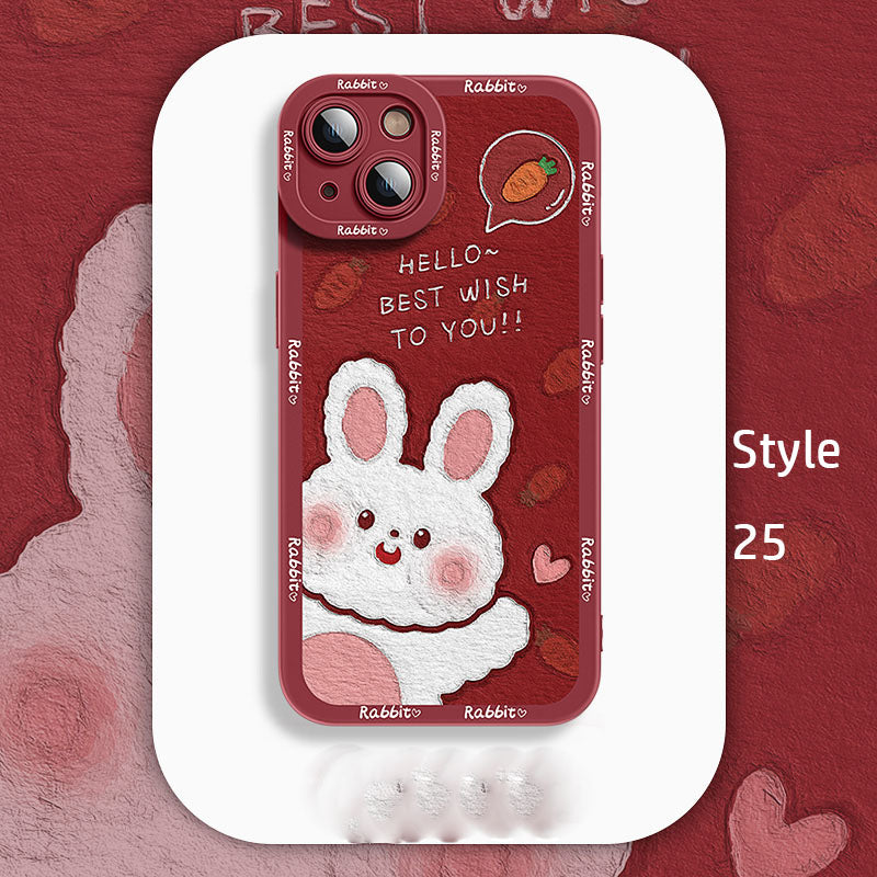 Silicone Cartoon Mobile Phone Case