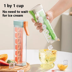 Effortless One-Touch Ice Tray Instantly Release All Ice Cubes with a Single Press