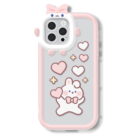Cartoon Transparent Little  Phone Case