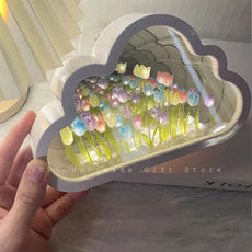 Handmade Cloud Tulip Night Light