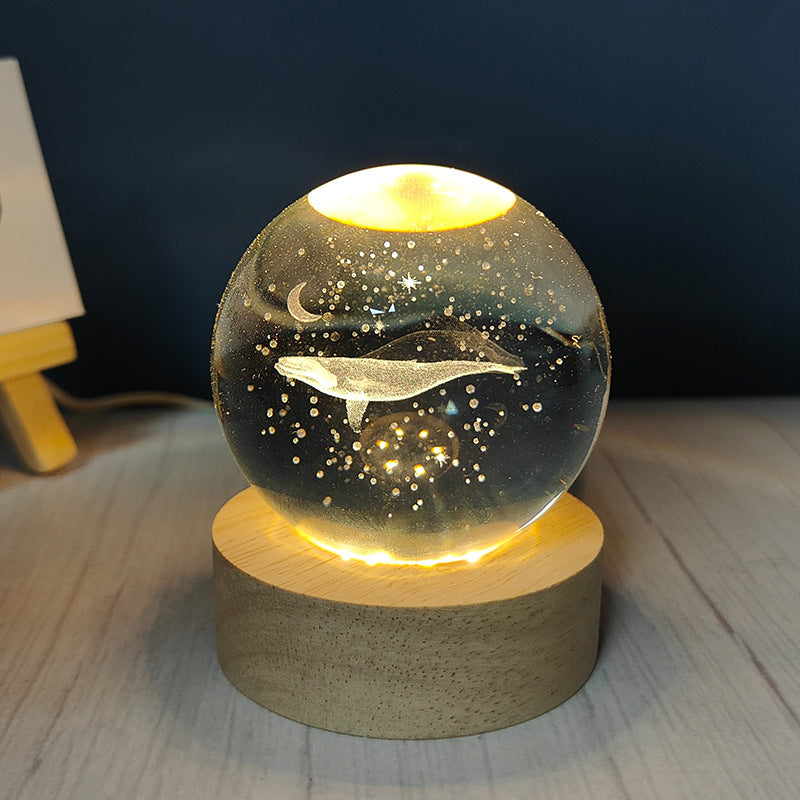 Crystal Ball Table Lamp