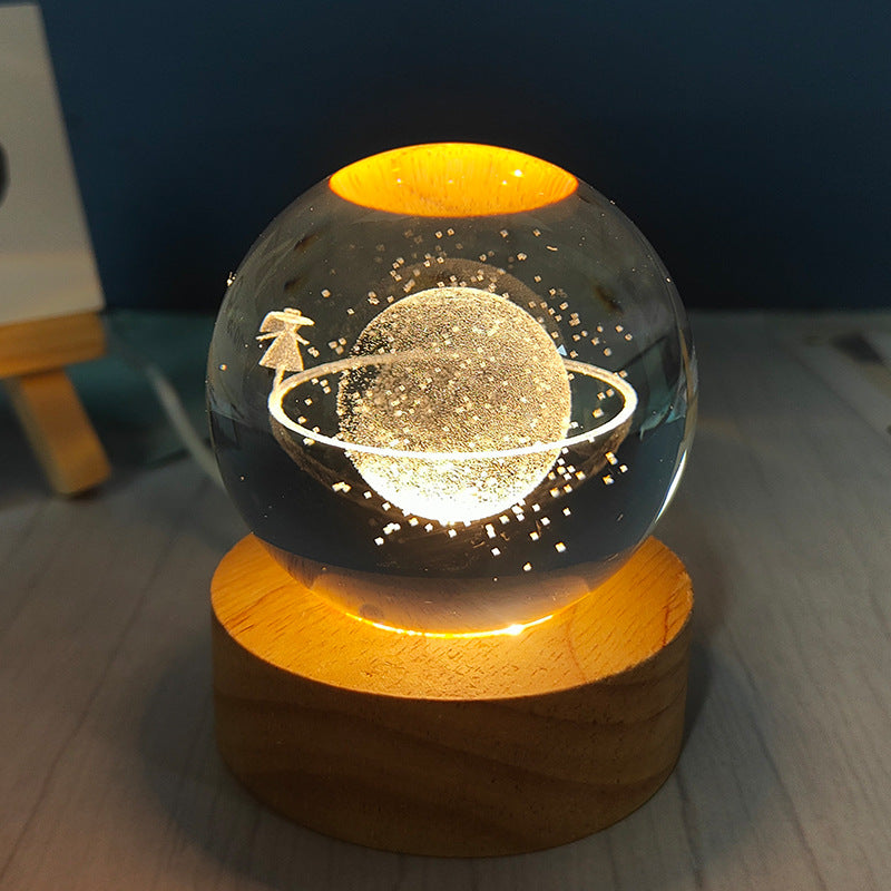 Crystal Ball Table Lamp