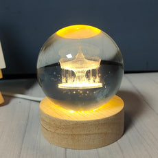 Crystal Ball Table Lamp