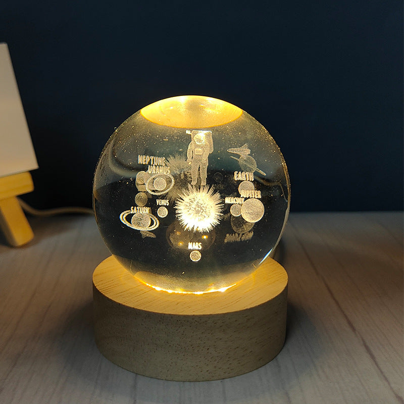 Crystal Ball Table Lamp