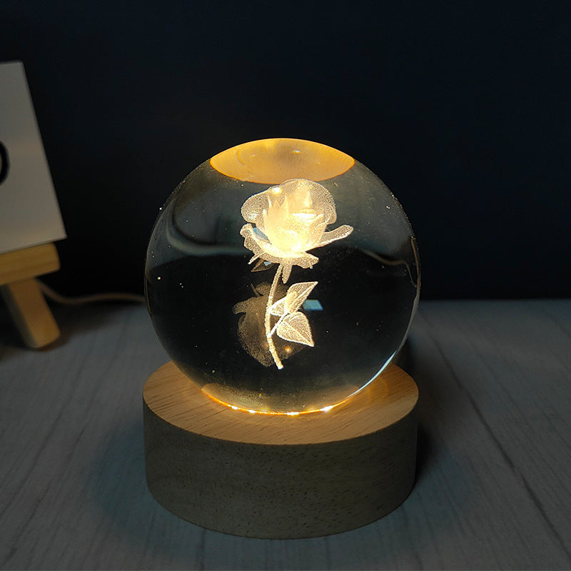 Crystal Ball Table Lamp