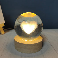 Crystal Ball Table Lamp