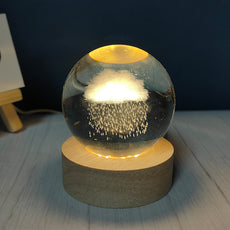 Crystal Ball Table Lamp