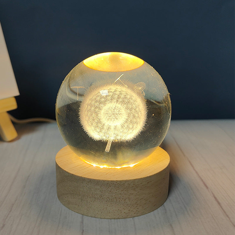 Crystal Ball Table Lamp