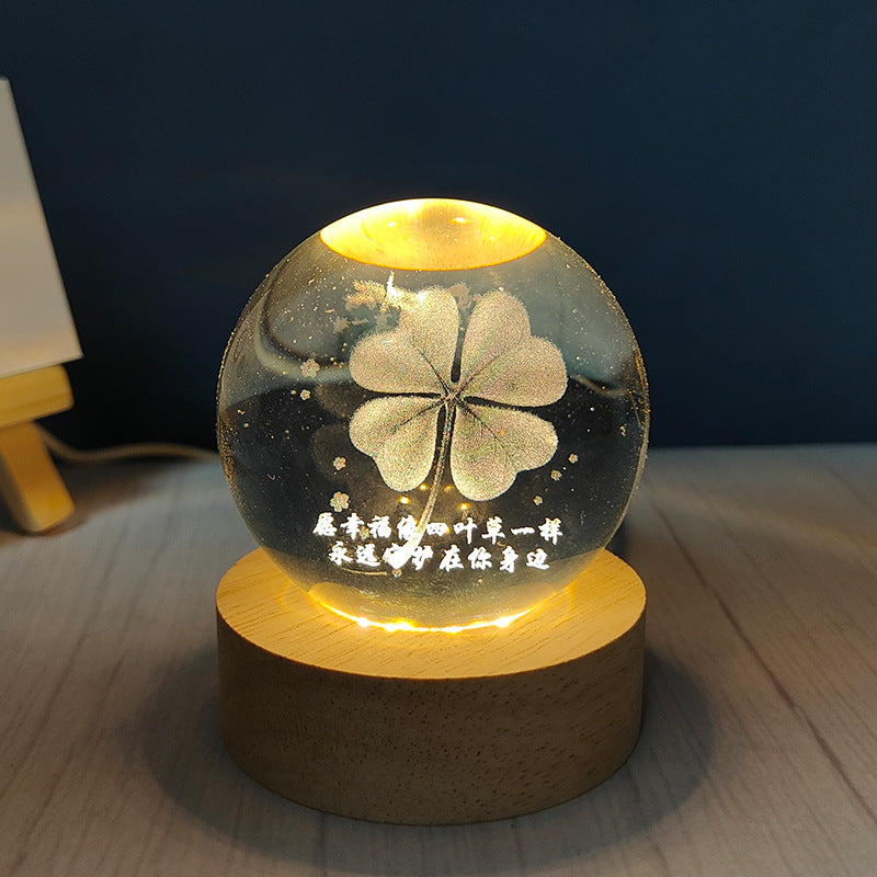 Crystal Ball Table Lamp