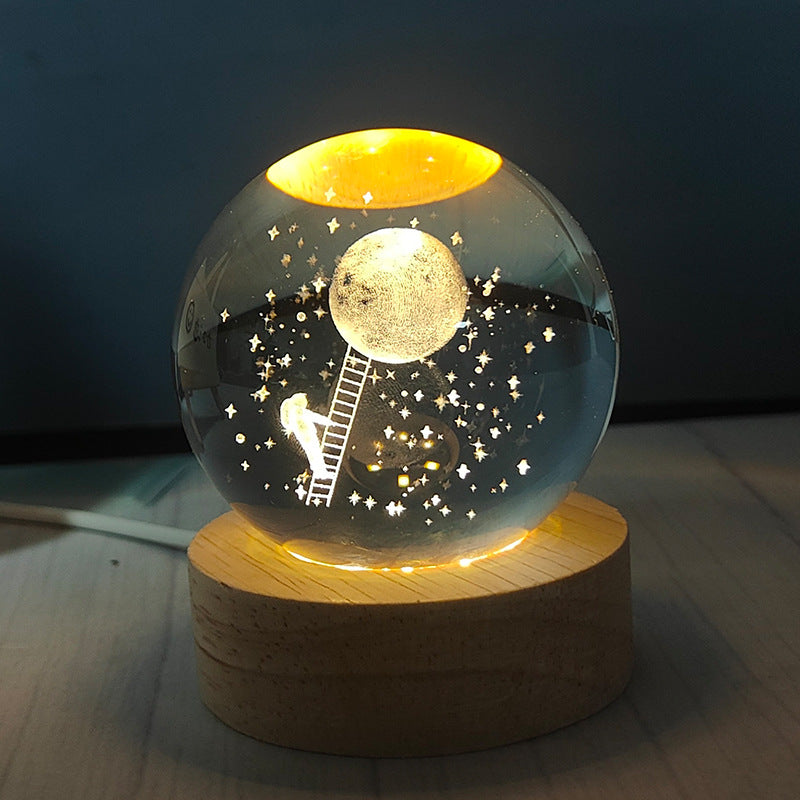 Crystal Ball Table Lamp