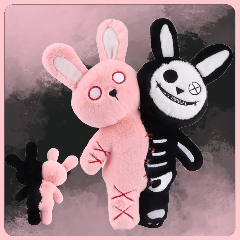 Halloween Double Headed Rabbit Plush Toy