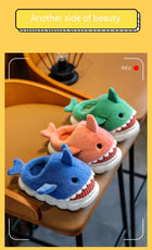 Cartoon Shark Cotton Slippers