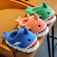 Cartoon Shark Cotton Slippers