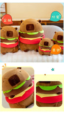 New Kawaii Hamburger Capybara Plush