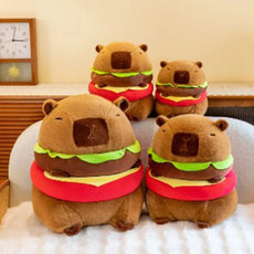 New Kawaii Hamburger Capybara Plush