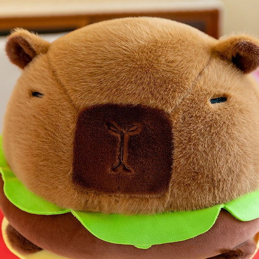 New Kawaii Hamburger Capybara Plush