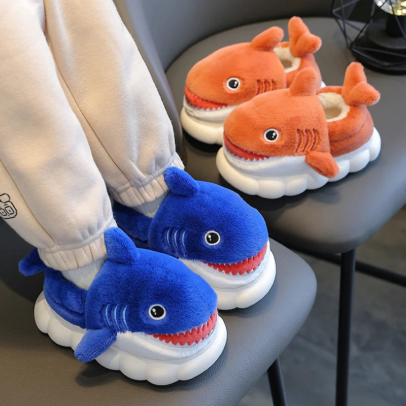 Shark Cotton Slippers