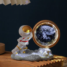 Astronaut Small Night Lamp 3D Inner Carving - EliteDomain