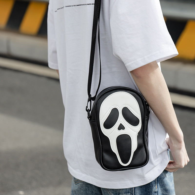 Halloween Ghost Face Crossbody Bag