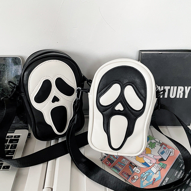 Halloween Ghost Face Crossbody Bag