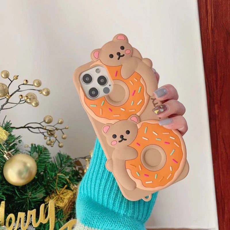 Cartoon Silicone Mobile Phone Soft Case