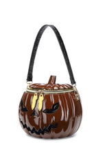 Pumpkin Shoulder Crossbody Bag