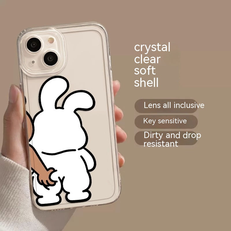 Couple Phone Case Little Bear Cartoon All-inclusive Protection