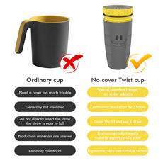 Twist Cup Travel Portable Cup Double Insulation