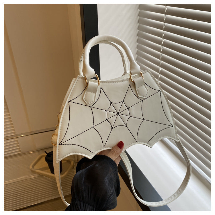 Spiderweb Design Shoulder Bag