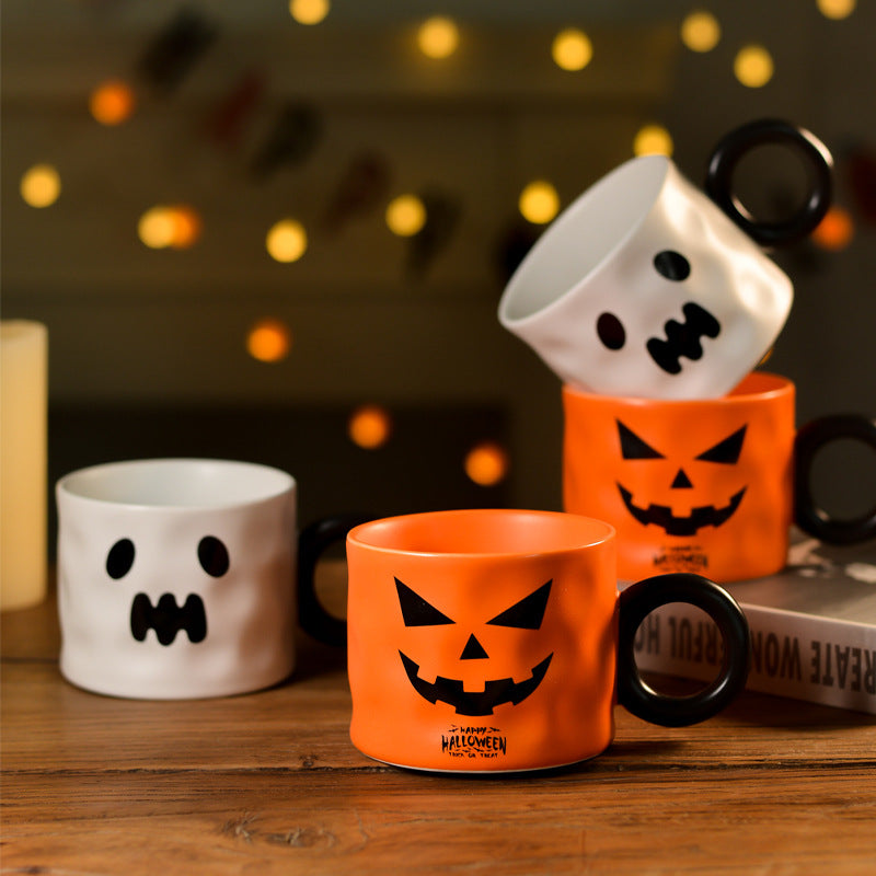 Pumpkin Ceramic Cup