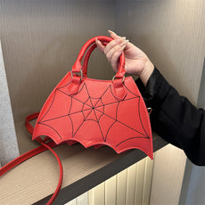 Spiderweb Design Shoulder Bag