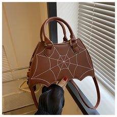 Spiderweb Design Shoulder Bag