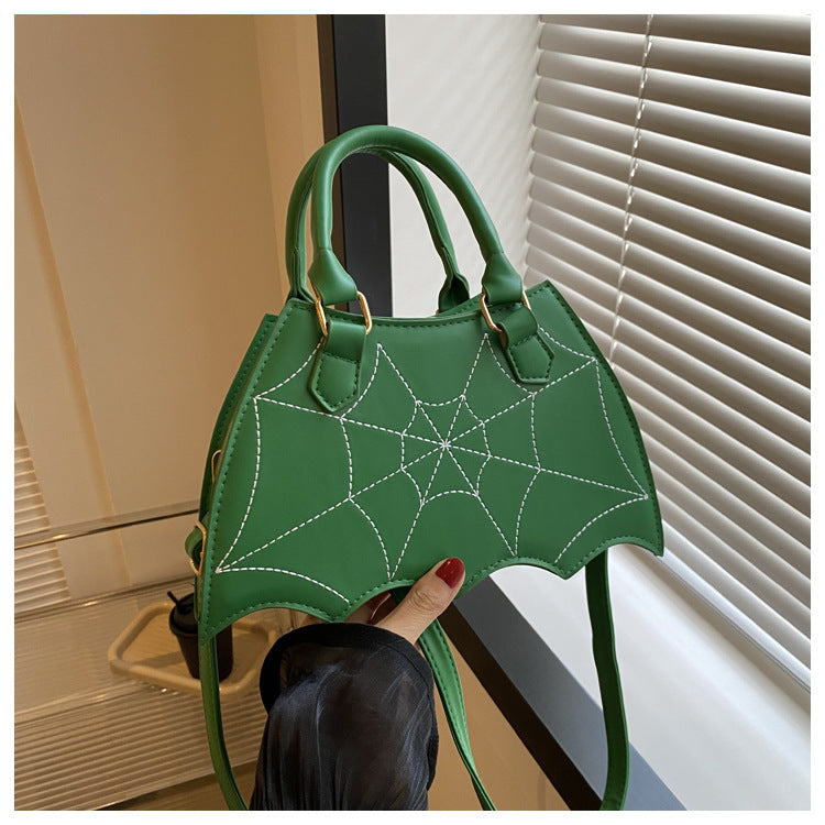 Spiderweb Design Shoulder Bag