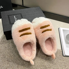 Cat Paw Plush Slippers