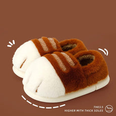 Cat Paw Plush Slippers