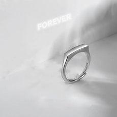 Adjustable Sterling Silver Love Rings